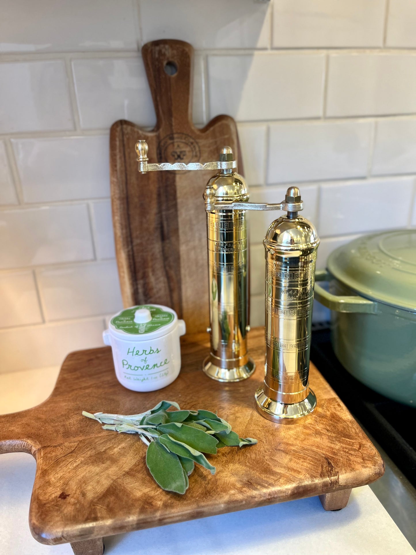 The Original Greek Mill - Brass Salt Grinder