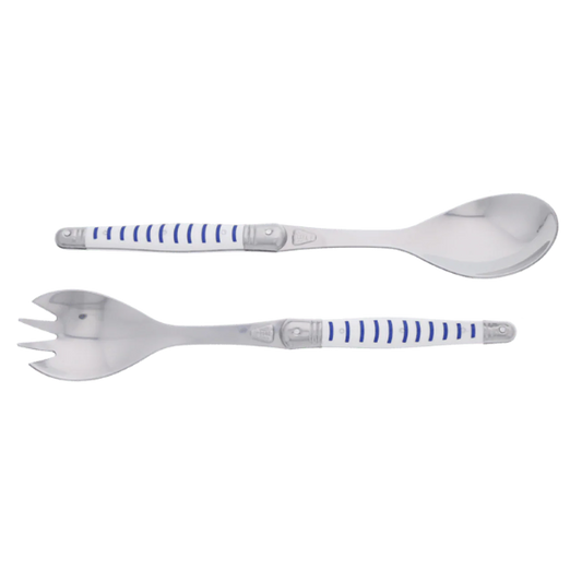 Laguiole Jean Dubost Salad Servers with Mariniere Handles