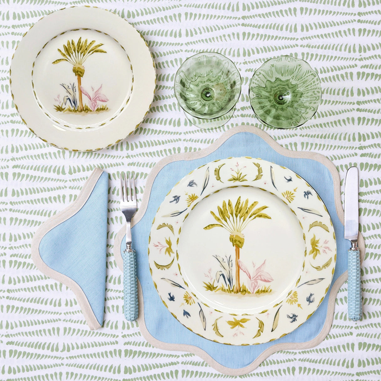 Marina Palms Dinner Plate (Set of 4)