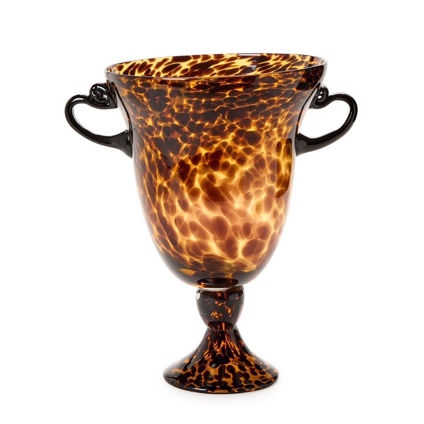 Gisele Hand-Blown Tortoise Glass Vase