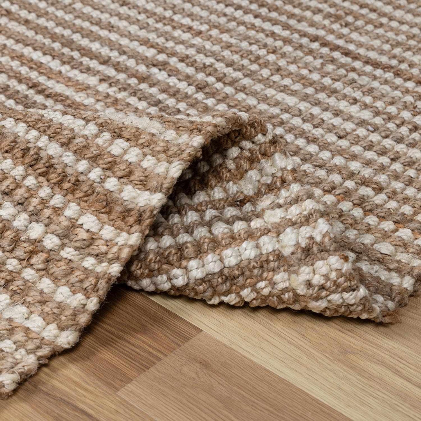 Ambel Tan Camel Jute Area Rug