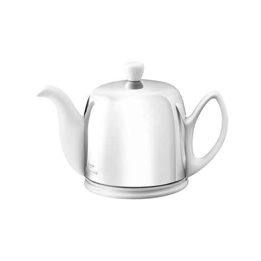 Degrenne Paris Salam Teapot - 4 Cups (23 oz) Ceramic & Stainless Steel