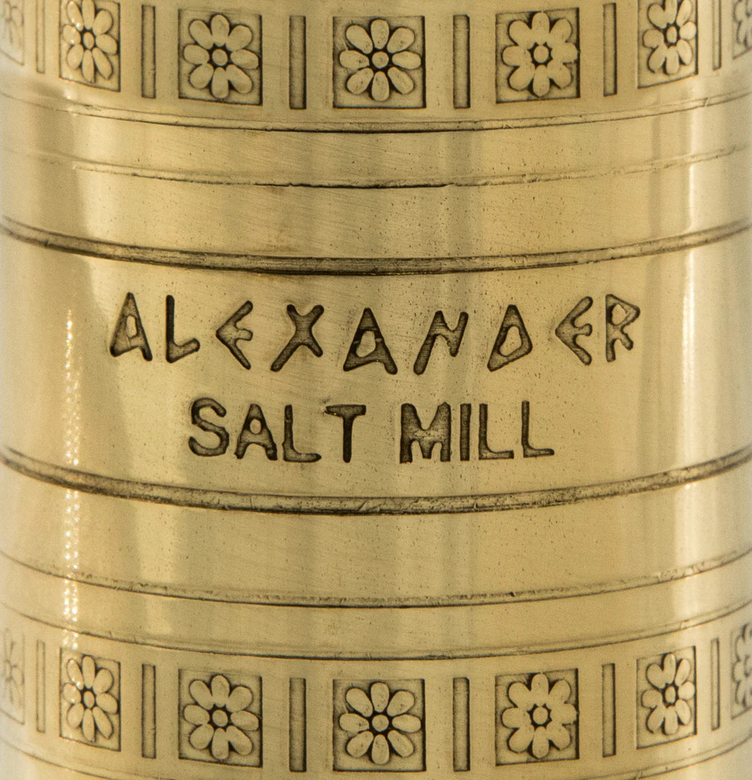 The Original Greek Mill - Brass Salt Grinder
