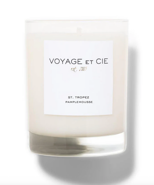 Voyage Et Cie Pamplemousse Candle St. Tropez
