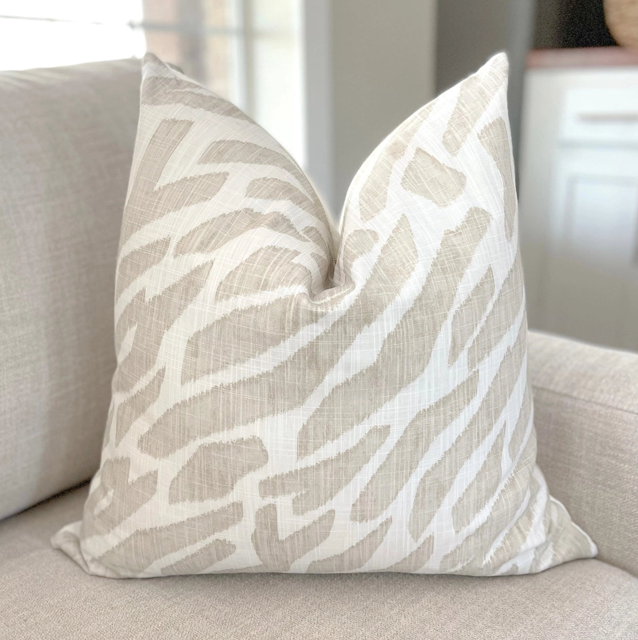 Posh Zebra Print Pillow