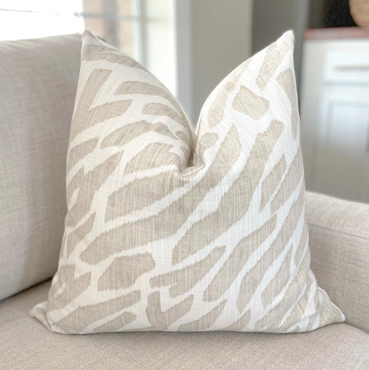 Posh Zebra Print Pillow