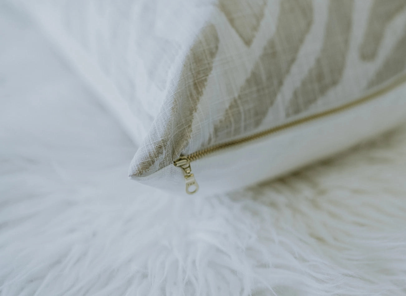 Posh Zebra Print Pillow