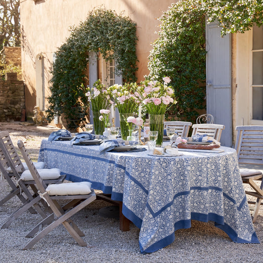 Meadows Bleu Tablecloth