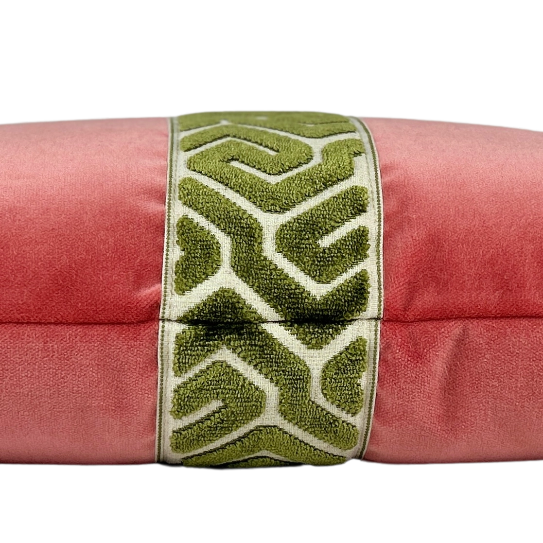 Coral & Lemongrass Throw Pillow