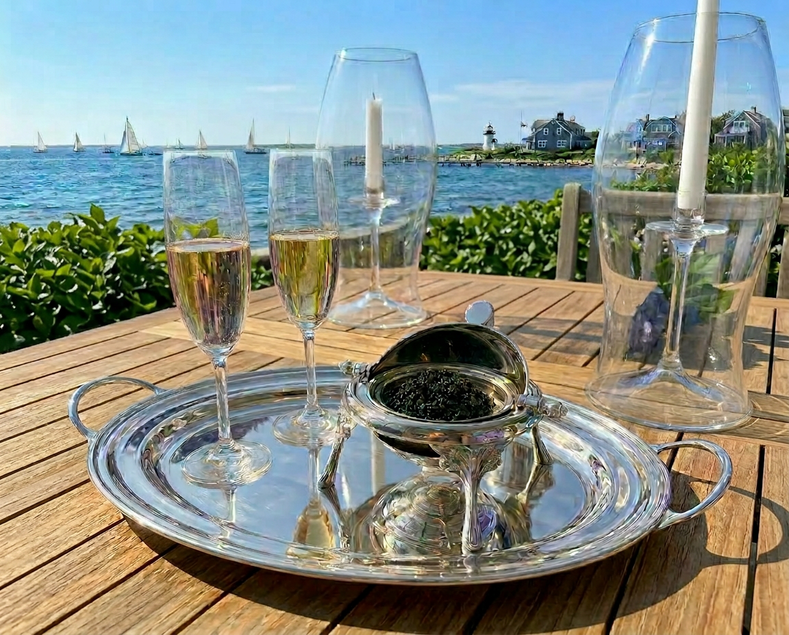 Hôtel Silver - Vintage Grand Oval Tray With Handles