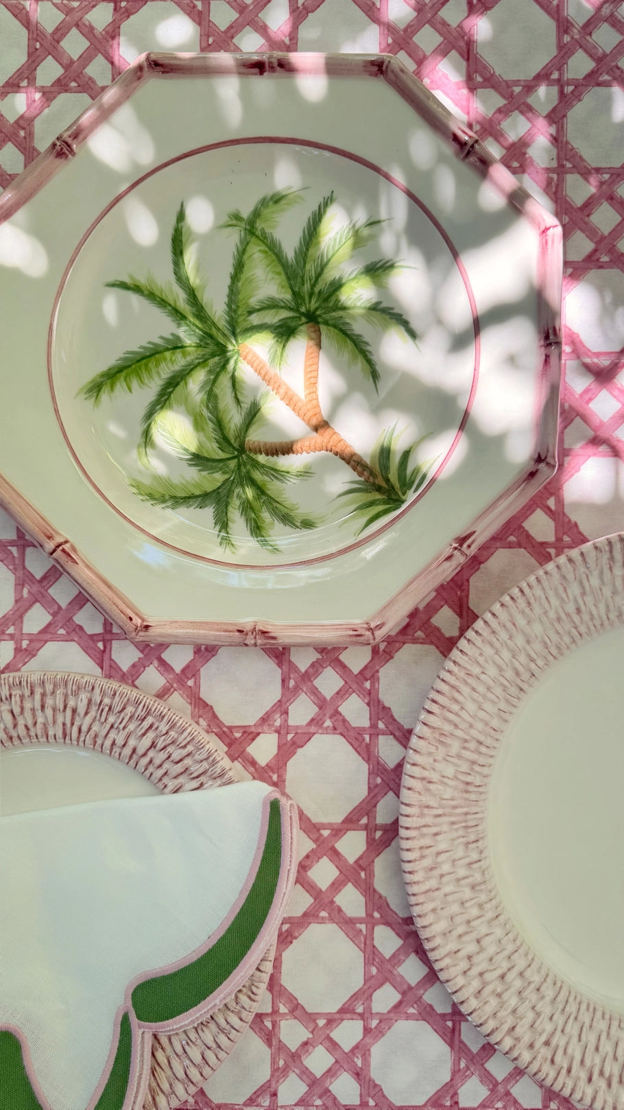 Poppy Linen Green Napkin (Set of 4)