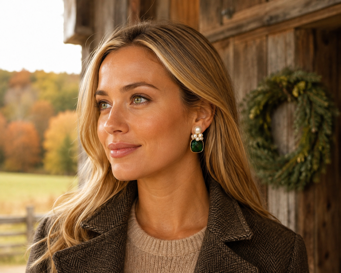 Reese Emerald Earring - Julie Ryan Design