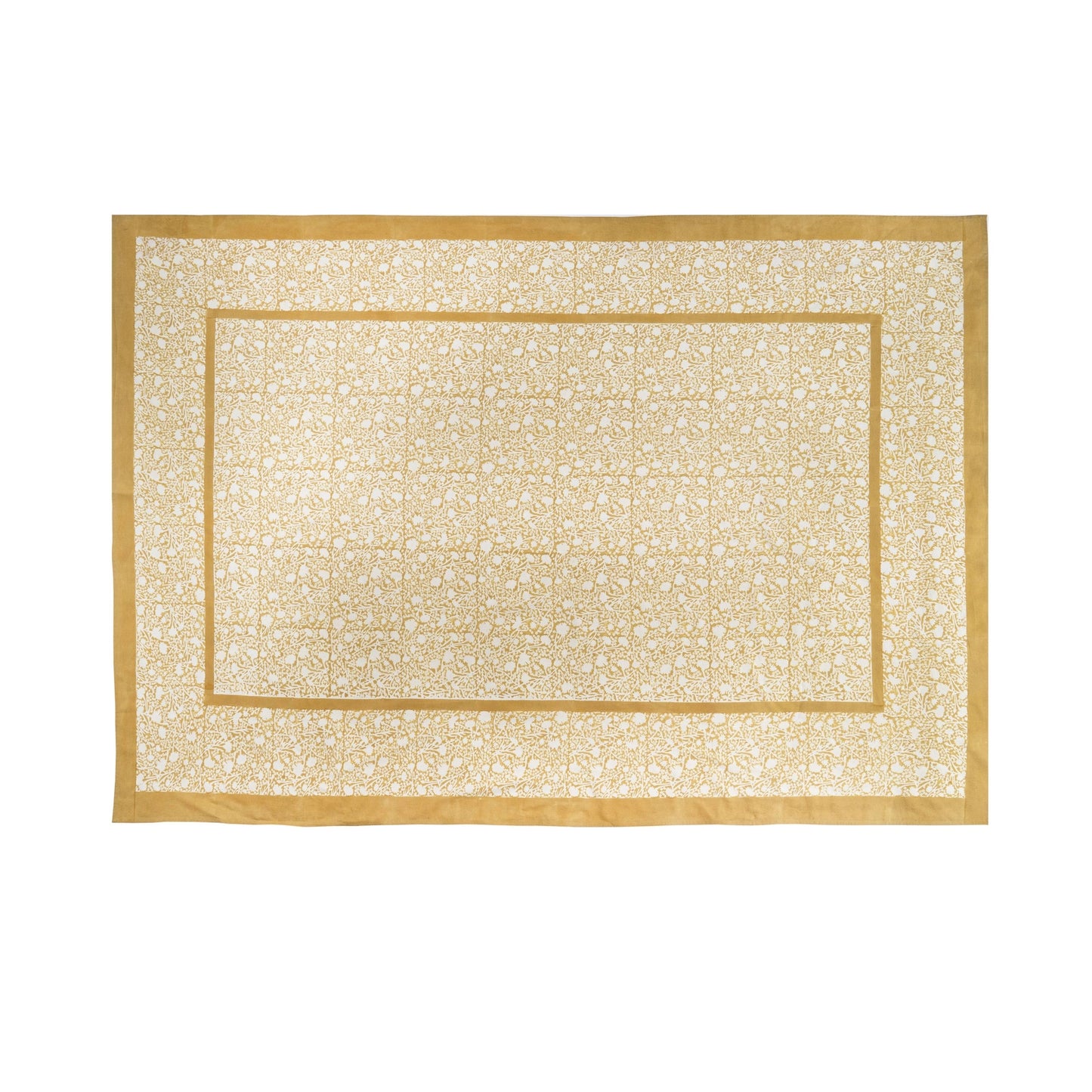 Meadows Dijon Tablecloth - 71" x 106"