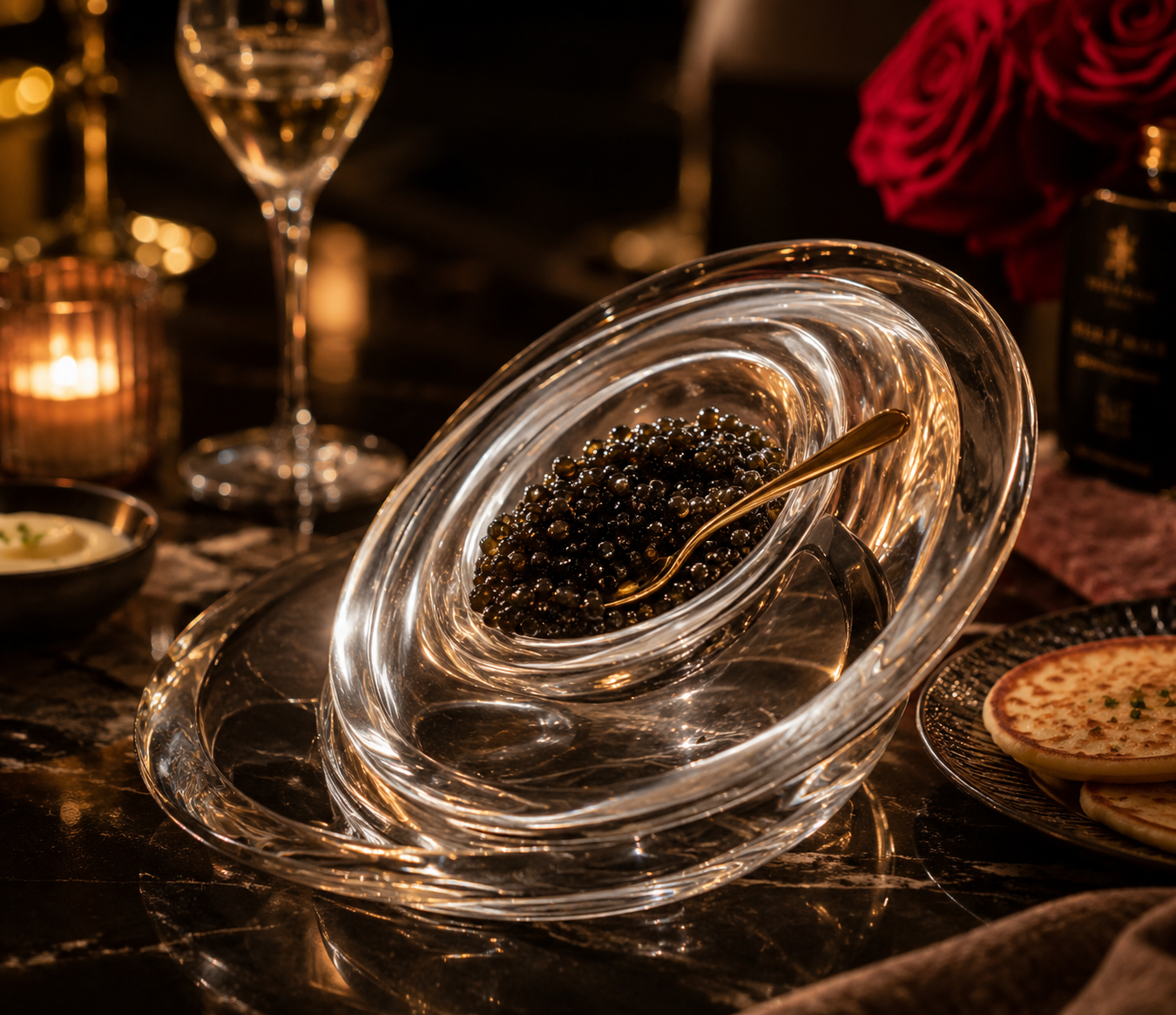 Caviar Dish Pora Caviale Discus, Preorder