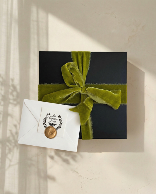 La Coveted Nest Custom Gift Wrap: Black or White Box