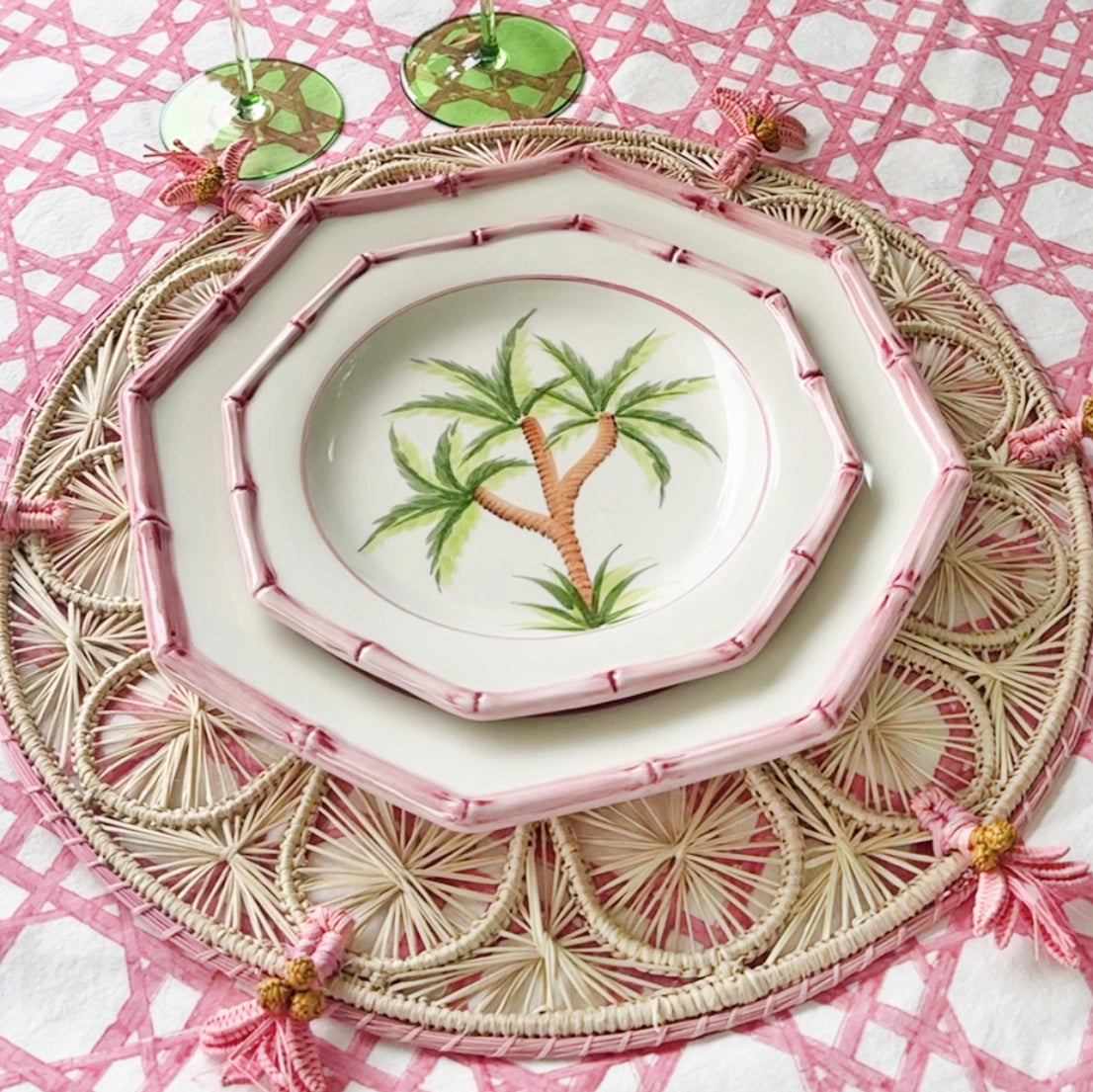 Pink Paradise Dinner Plate (Set of 4)