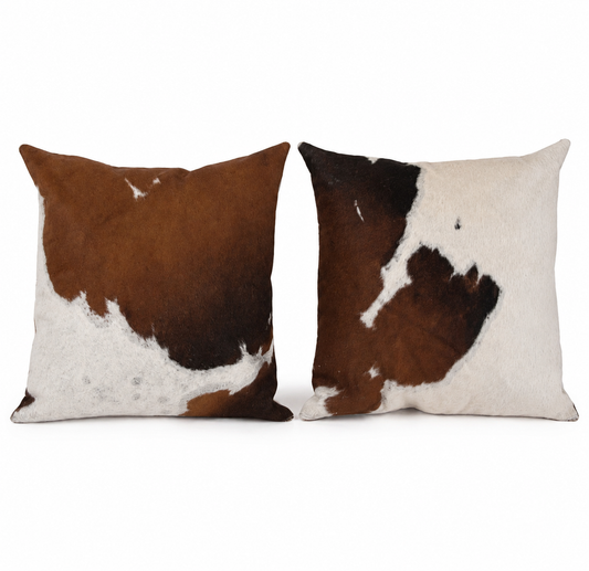 The Canyon Cowhide Pillow - Brown
