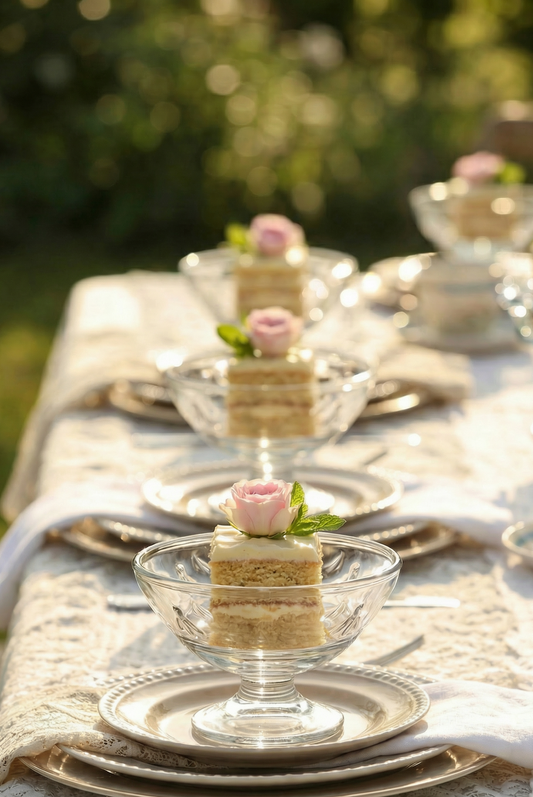Ice Cream Cup/Fruit Bowl - La Rochère Provencal Bee - Set of 6