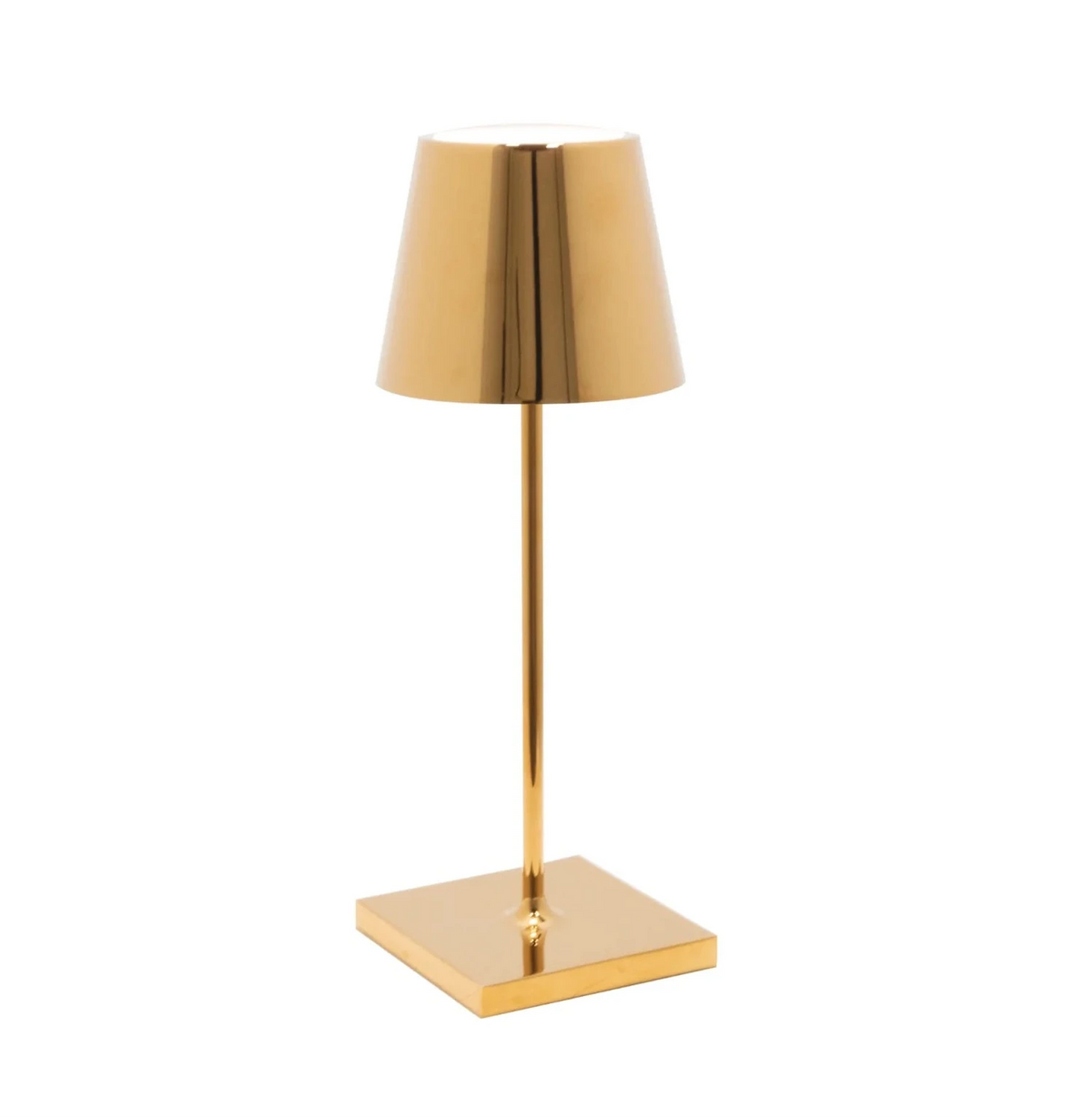 Poldina Pro Mini Cordless Lamp - Glossy Gold, Zafferano America