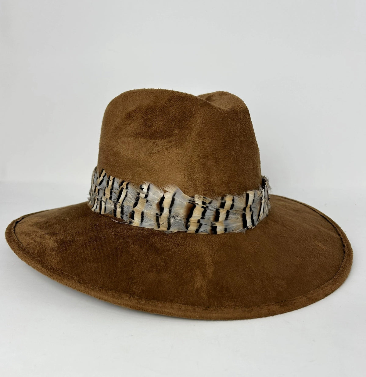 The Hawthorne Suede Hat in Saddle