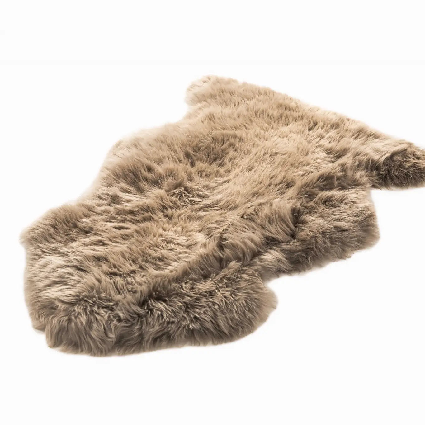 Latte 2x3 Sheepskin Throw