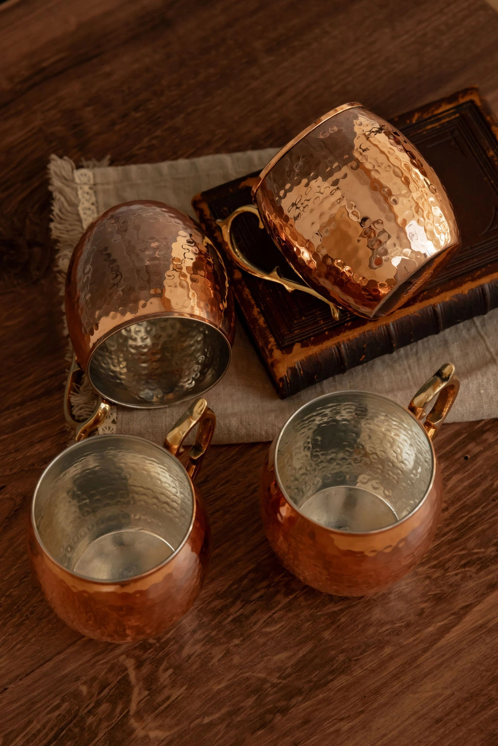 Coppermill Kitchen Vintage Inspired Moscow Mule Mug - Set of 4