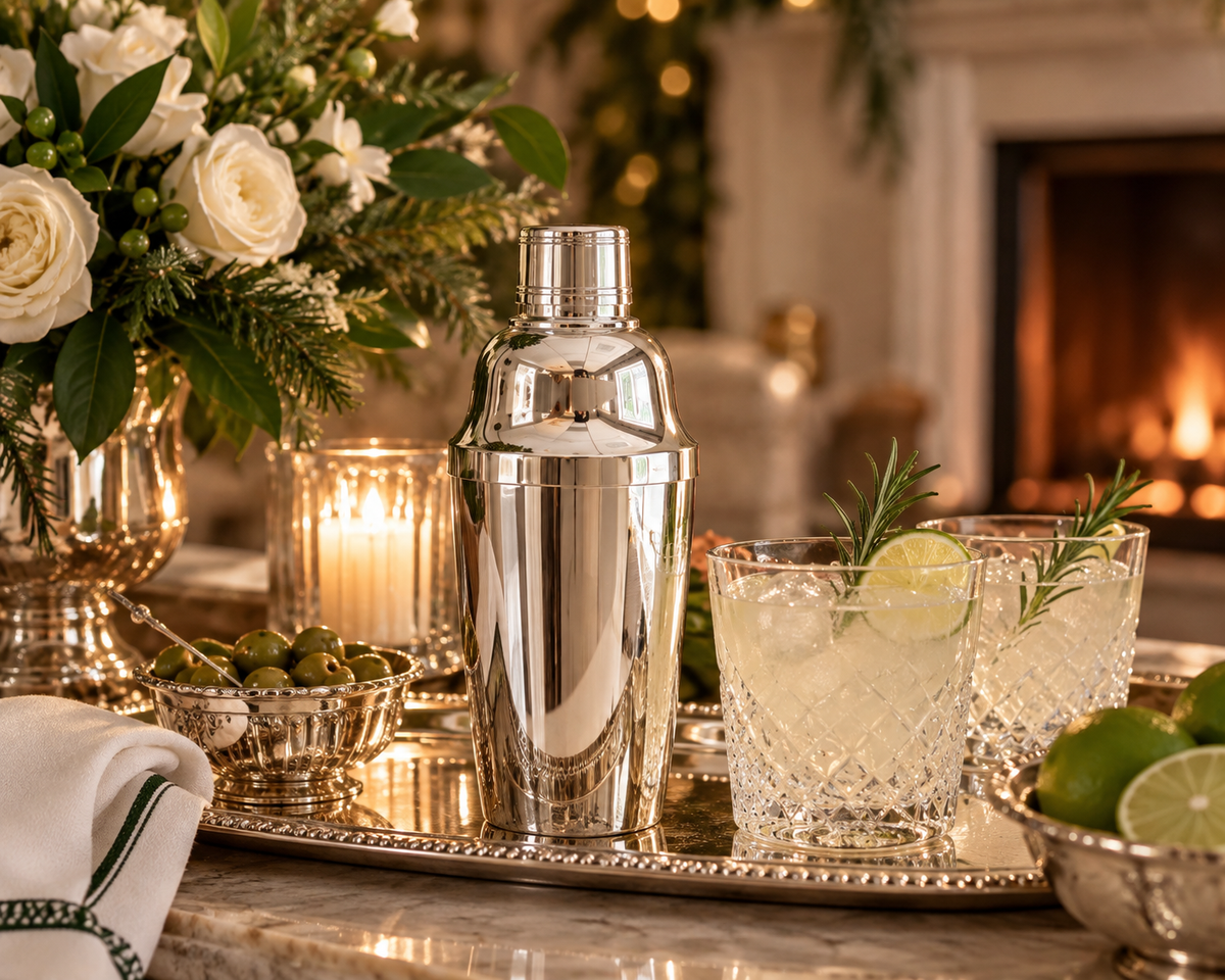 Hôtel Silver - Vintage Tall Cocktail Shaker