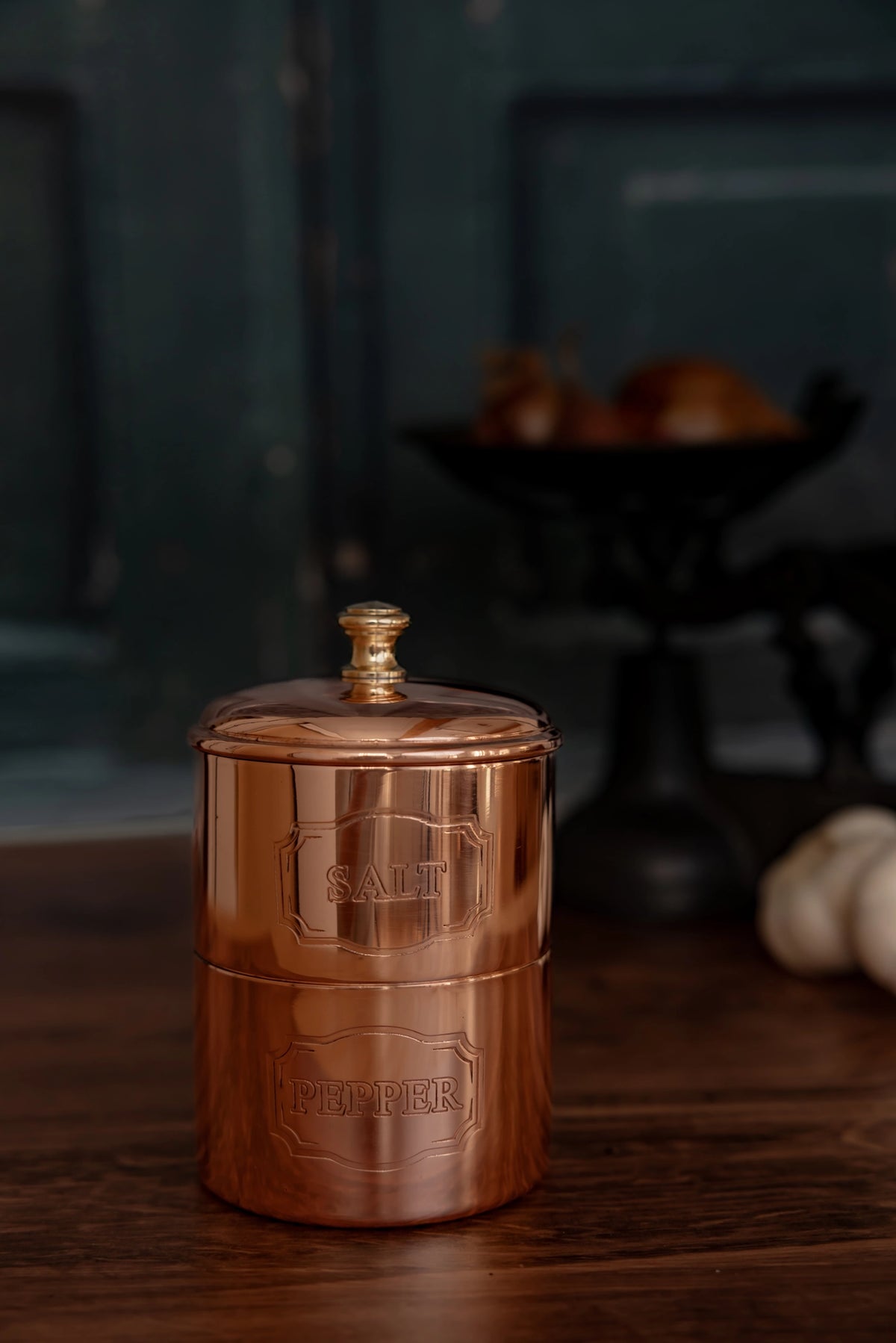 Coppermill Kitchen Vintage Inspired Salt & Pepper Cellar