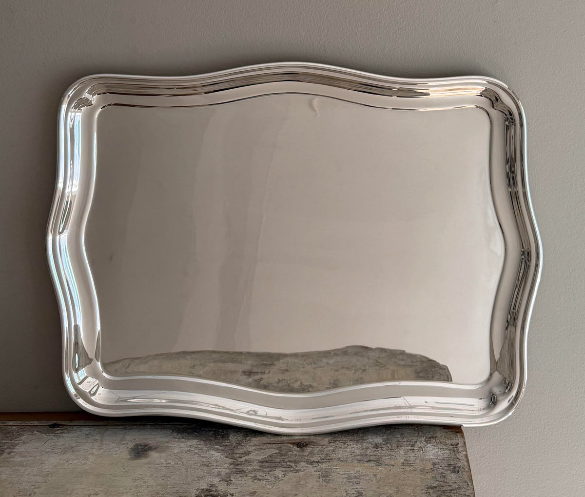 Hôtel Silver - Vintage Serpentine Platter